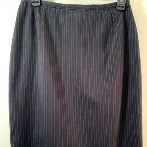 Mid Thigh Pin Striped Shirt